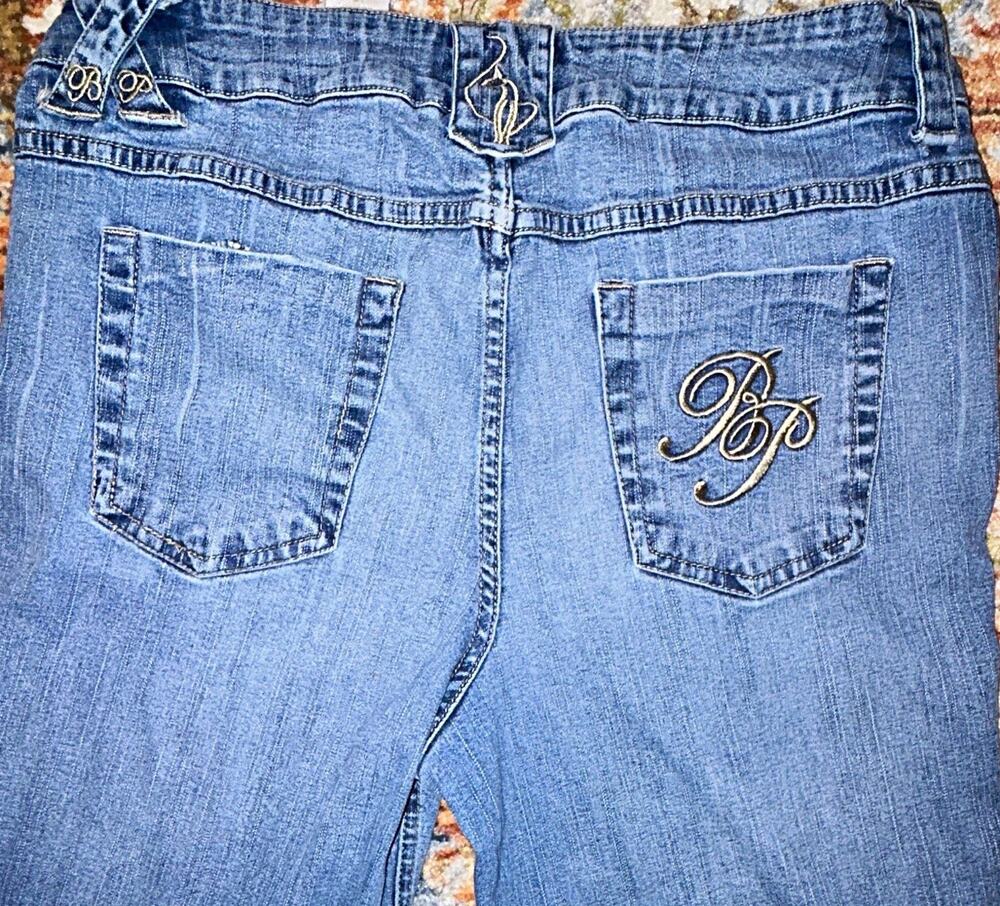 Apple Bottoms Women's Skinny Slim Fit Medium Wash Blue Denim Jeans Plus 18, 34”